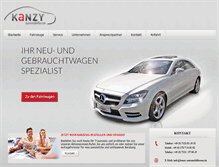 Tablet Screenshot of kanzy-automobilforum.de
